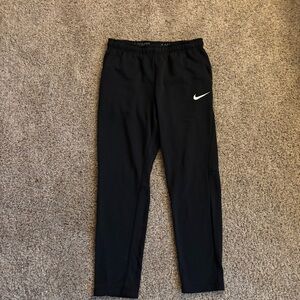 Nike Black Sweatpants with White Swoosh